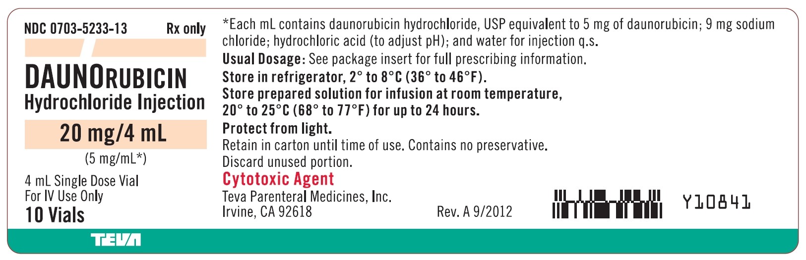 daunorubicin hydrochloride