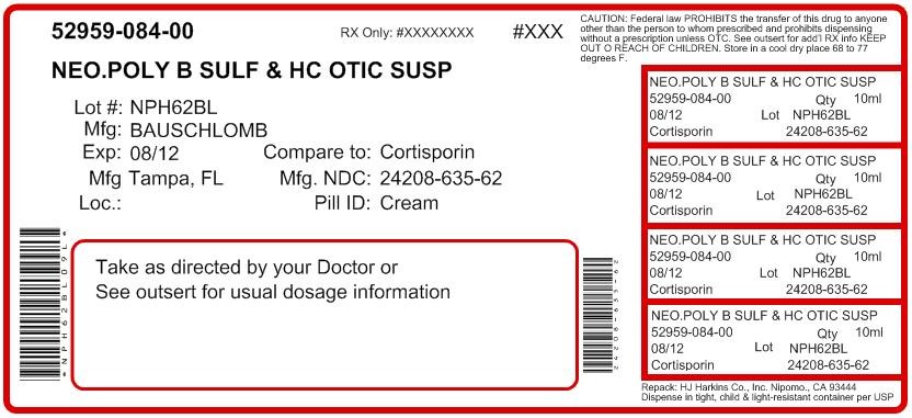 Neomycin and Polymyxin B Sulfates and Hydrocortisone