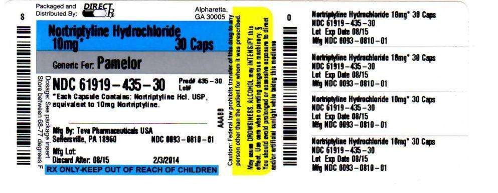 NORTRIPTYLINE HYDROCHLORIDE