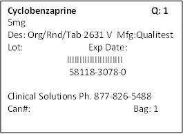 Cyclobenzaprine Hydrochloride