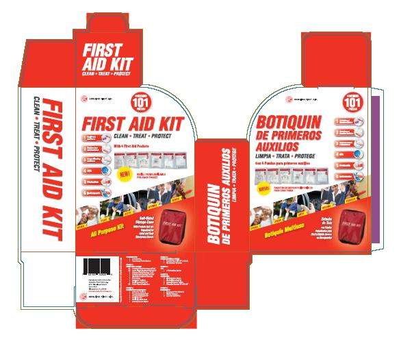 FIRST AID  Contains 101 PIECES