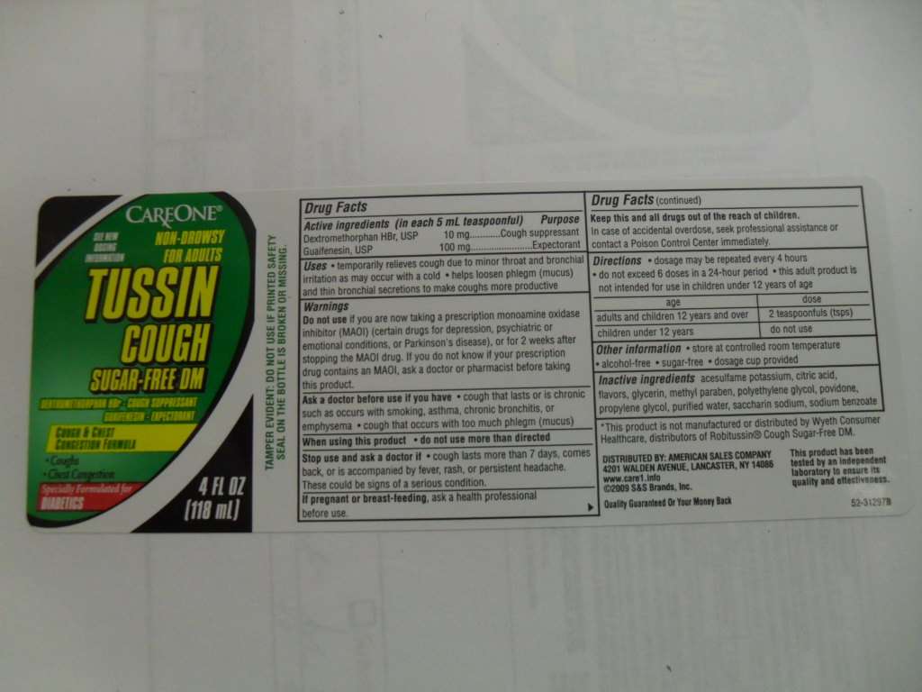 Tussin Sugar Free Cough