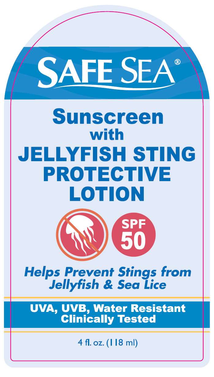 Safe Sea Sunscreen With Jellyfish Sting Protective SPF 50