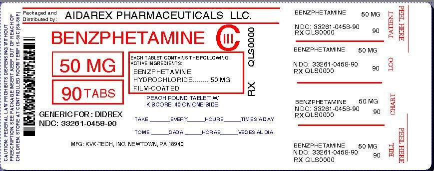 BENZPHETAMINE HYDROCHLORIDE