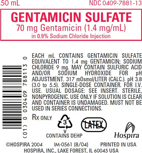 Gentamicin Sulfate in Sodium Chloride