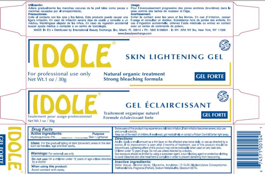 Idole Natural Organic Skin Lightening