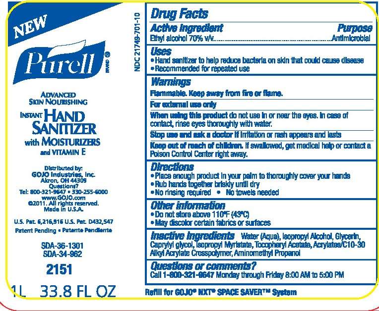 PURELL Advanced Skin Nourishing Instant Hand Sanitizer