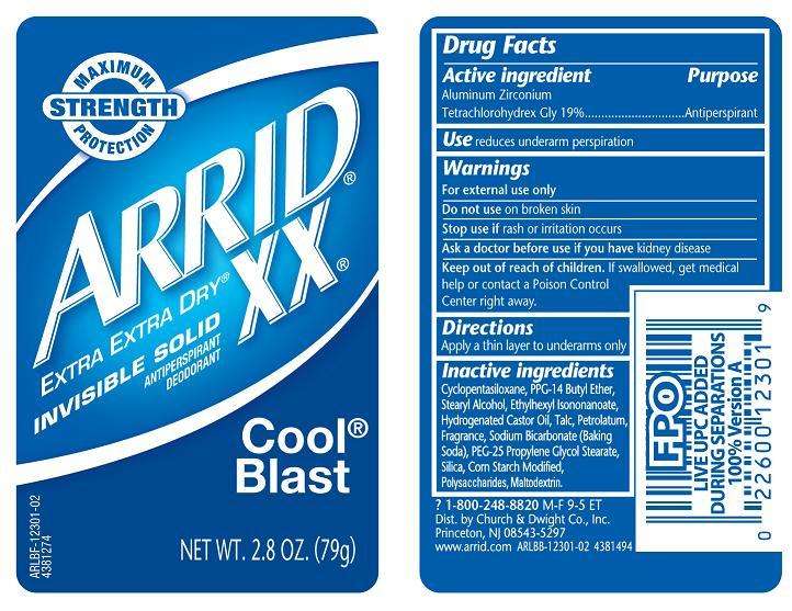 ARRID XX Extra Extra Dry Invisible Solid