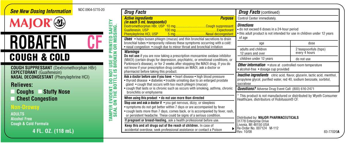 Tussin CF