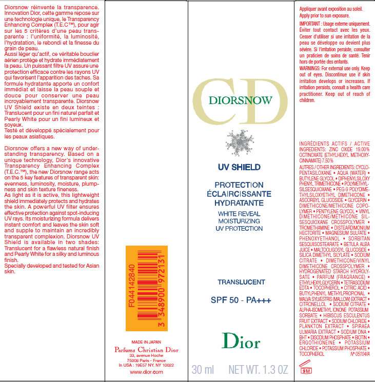 CD DiorSnow UV Shield Transluscent - SPF50
