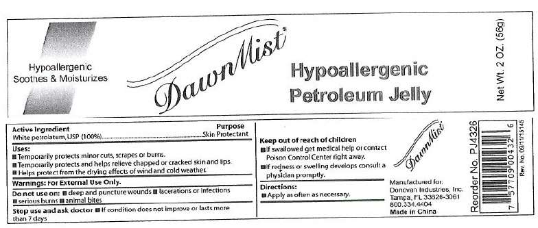 DawnMist Hypoallergenic Petroleum