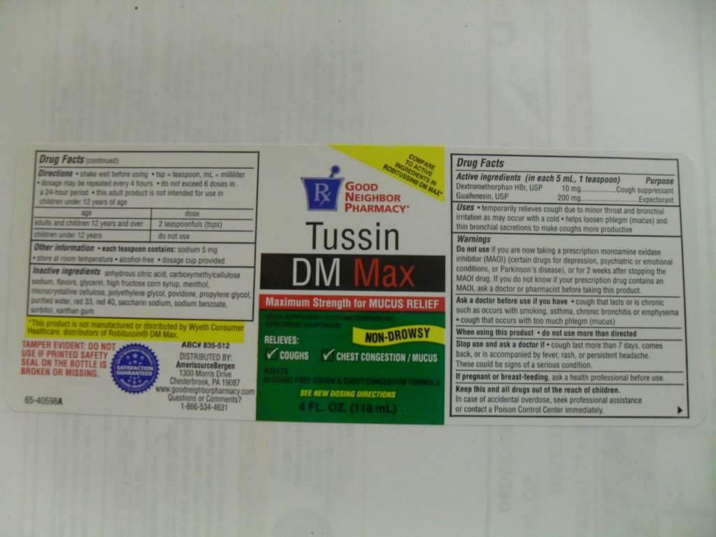 Tussin Cough Long Acting