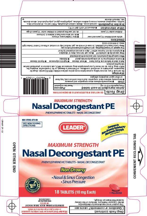 leader nasal decongestant pe