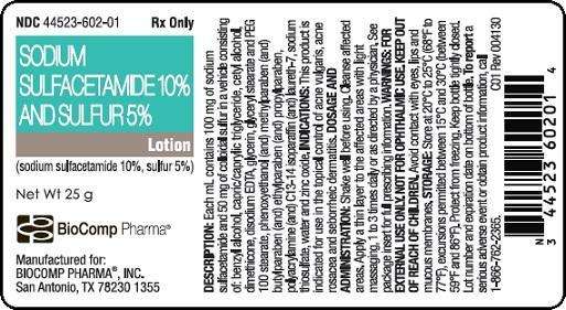 SODIUM SULFACETAMIDE AND SULFUR