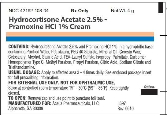 Acella Hydrocortisone Acetate - Pramoxine Singles