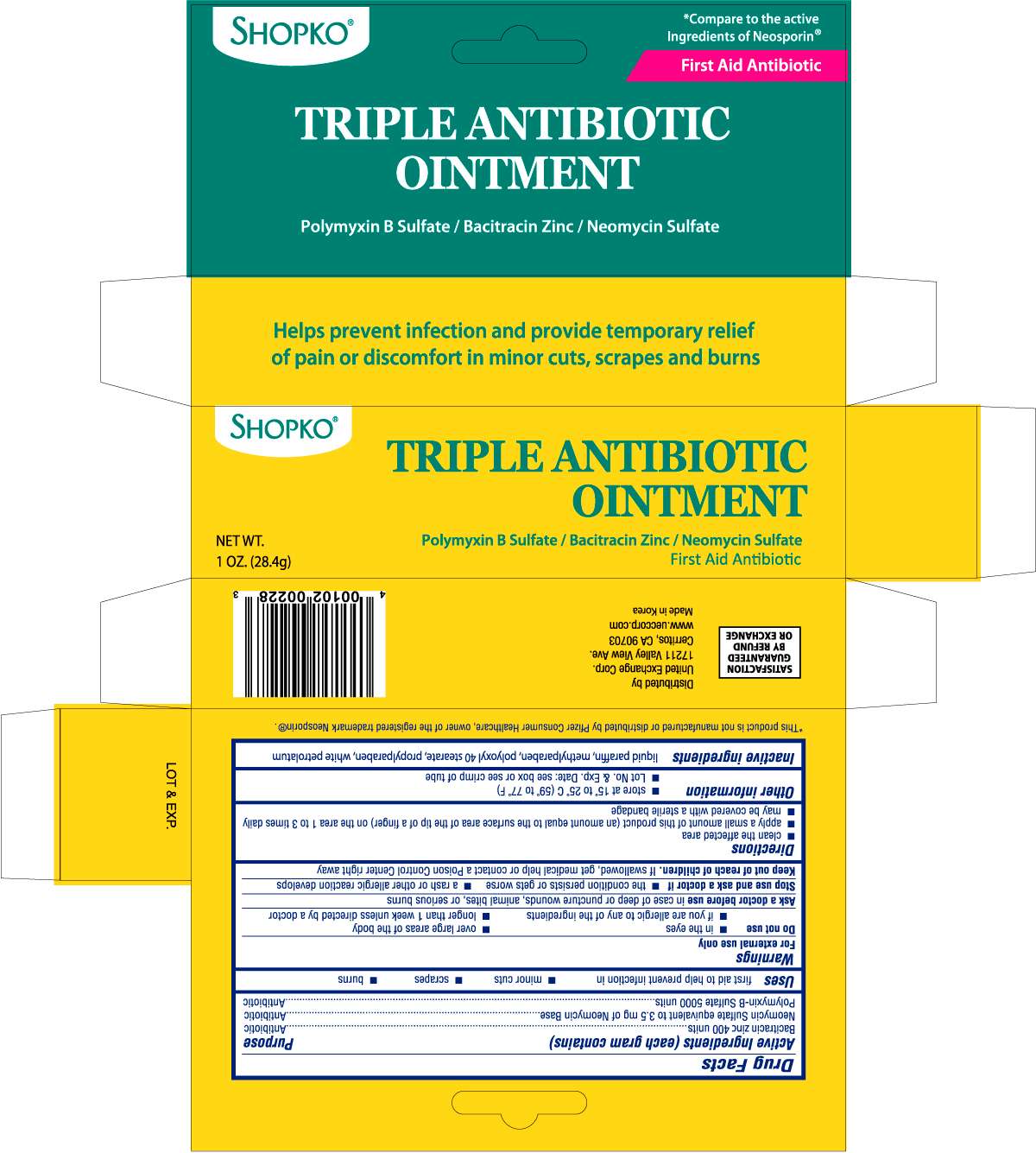 SHOPKO TRIPLE ANTIBIOTIC