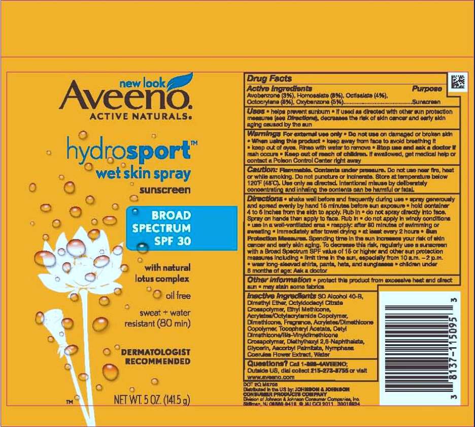 Aveeno Active Naturals Hydrosport Sunscreen
