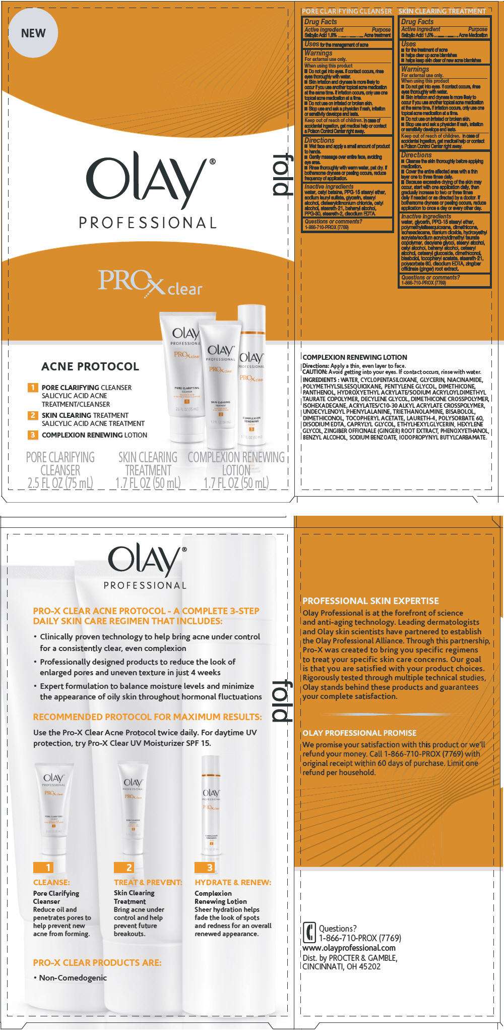 Olay Professional ProX Clear Acne Protocol