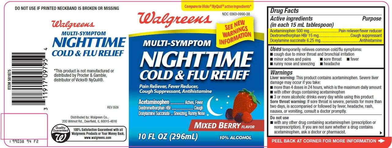 Nighttime Cold and Flu Relief
