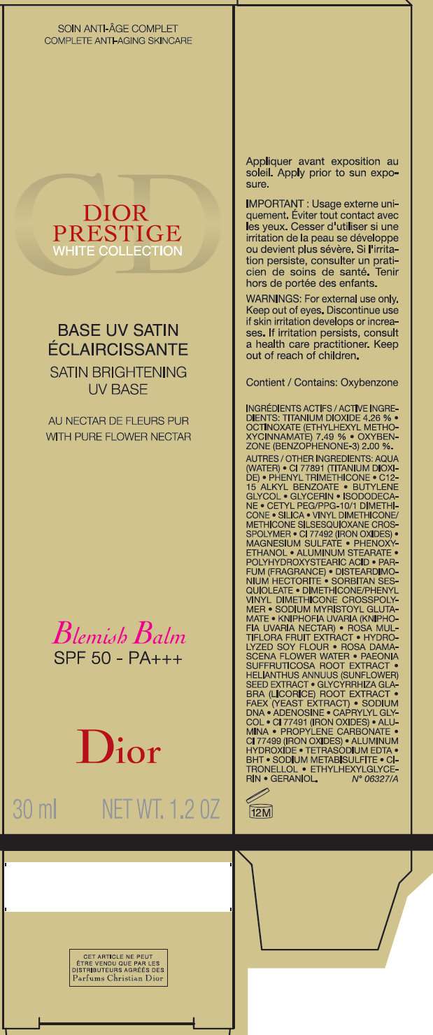 CD Dior Prestige White Collection Satin Brightening UV Base Blemish Balm SPF 50