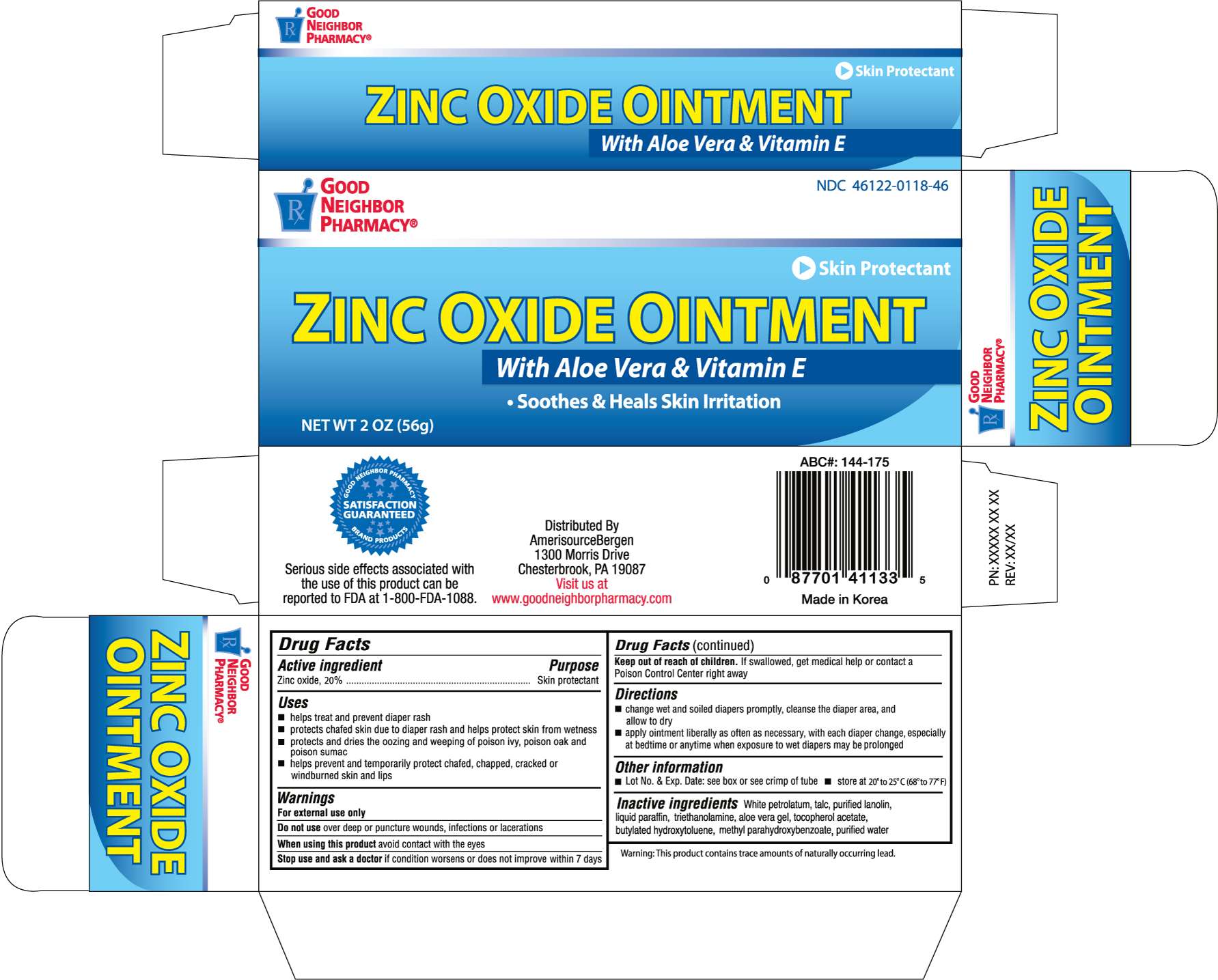 GOOD NEIGHBOR PHARMACY ZINC OXIDE