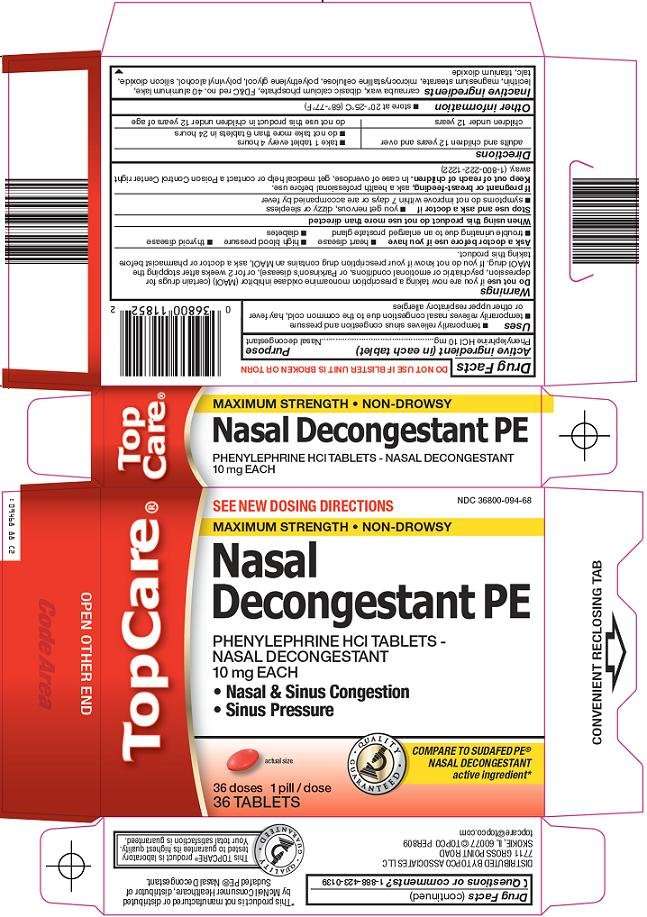 TopCare Nasal Decongestant PE