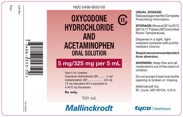 OXYCODONE AND ACETAMINOPHEN ORAL SOLUTION