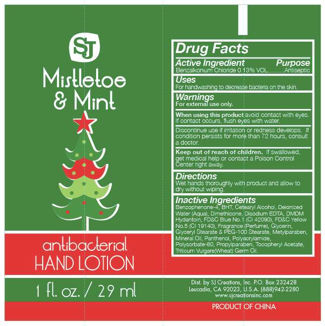 Antibacterial Hand Mistletoe and Mint