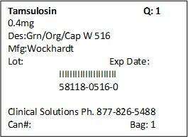 Tamsulosin Hydrochloride