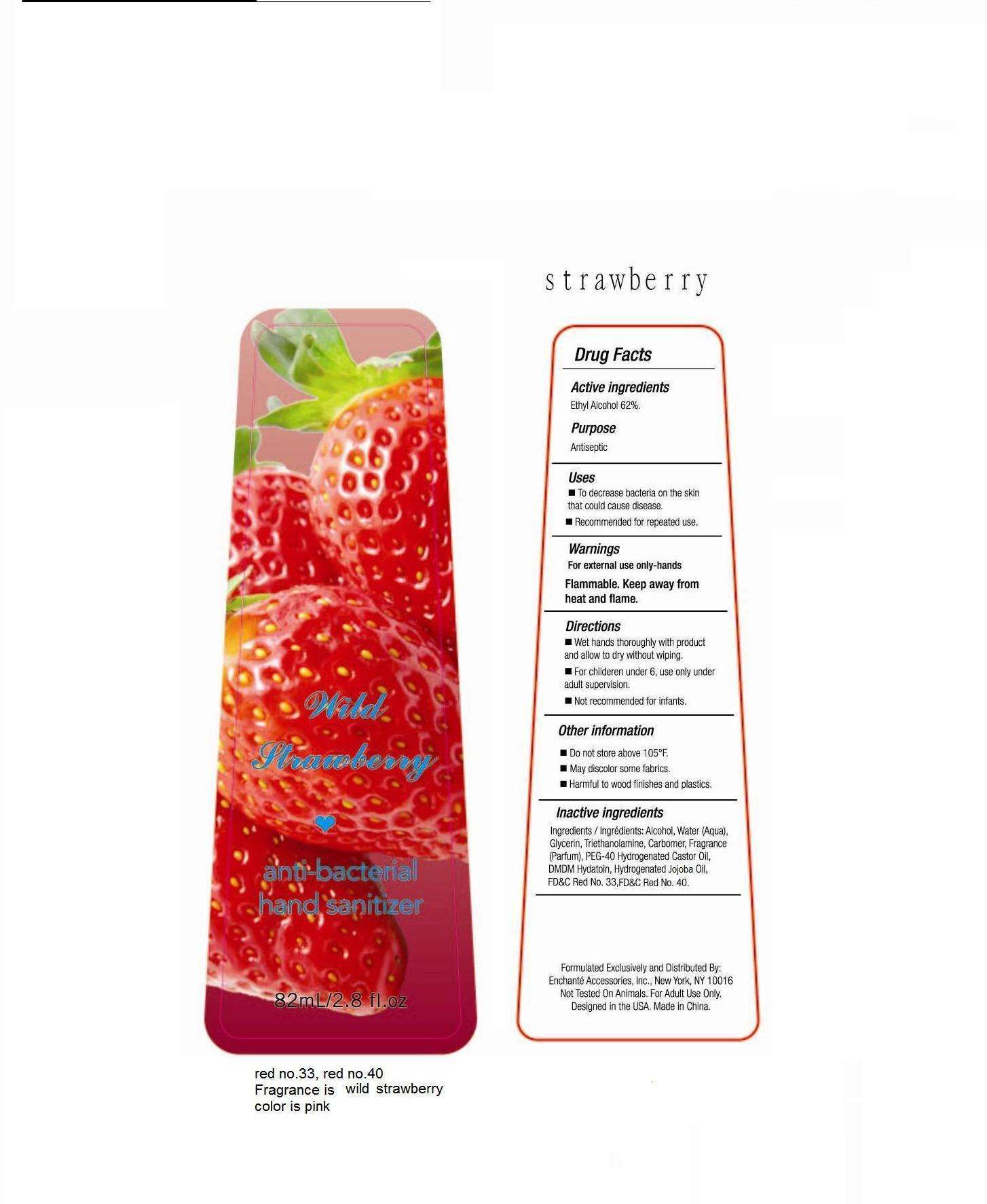 Wild Strawberry Anti-Bacterial Hand Sanitizer