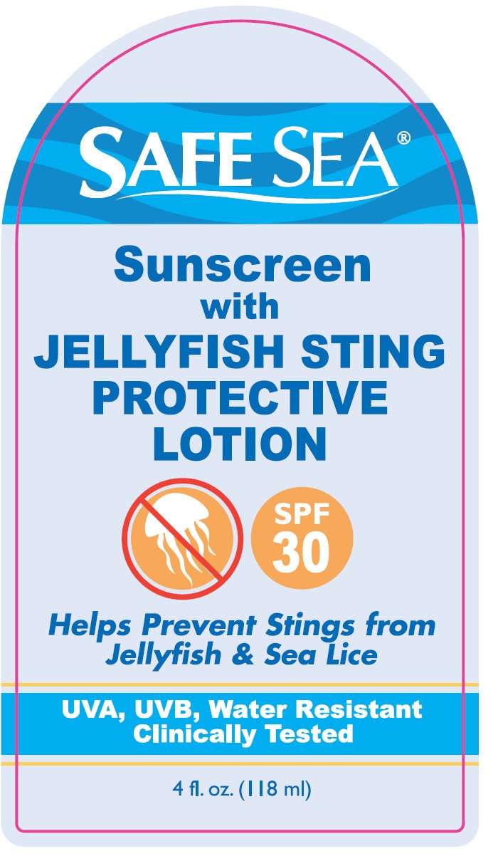 Safe Sea Sunscreen With Jellyfish Sting Protective SPF 30