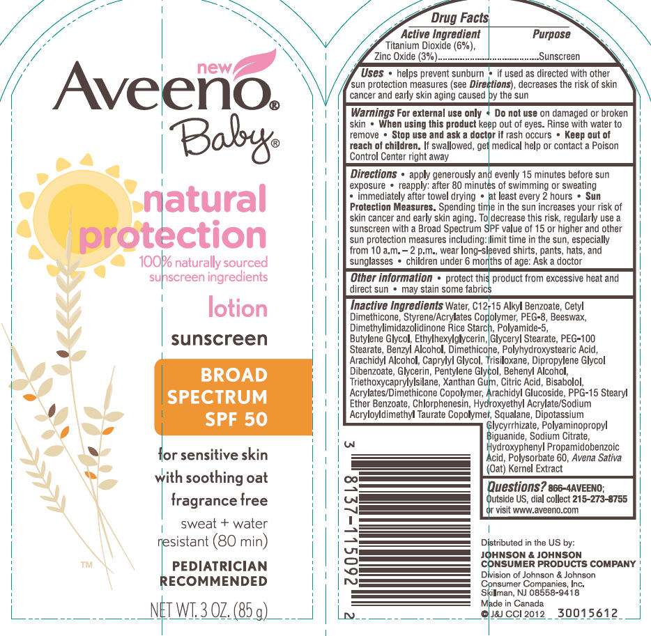 Aveeno Baby Natural Protection Sunscreen