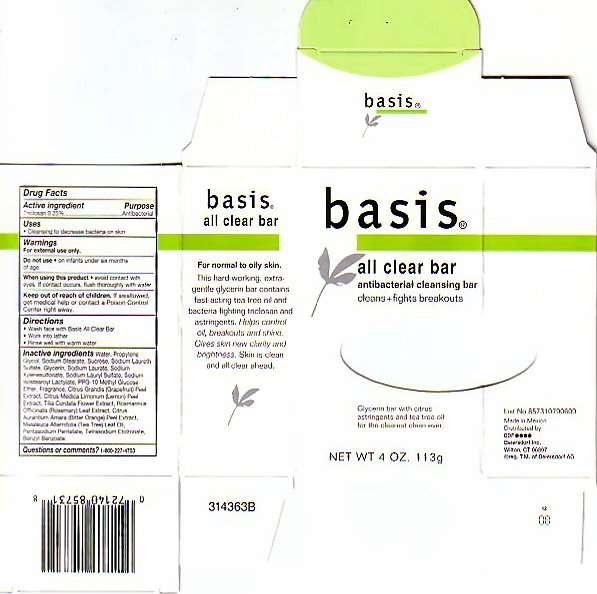 BASIS ALL CLEAR BAR