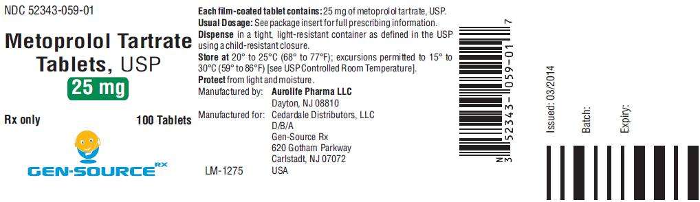 Metoprolol Tartrate