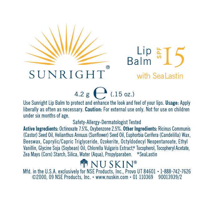 Sunright Lip Balm SPF15