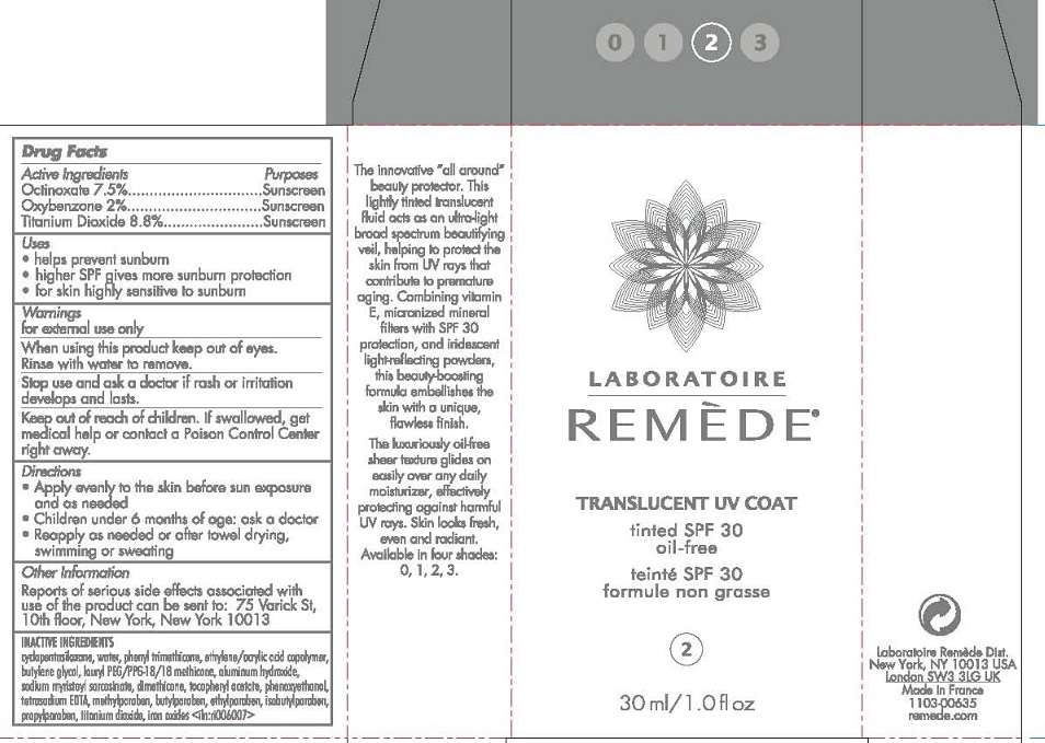 LABORATOIRE REMEDE TRANSLUCENT UV COAT TINT 2