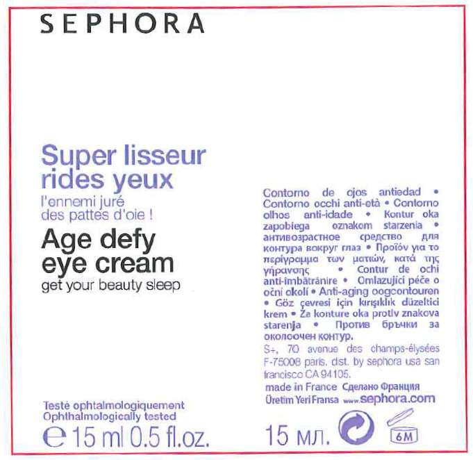 Sephora Super Lisseur Rides Age Defy