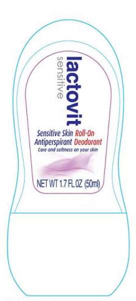 Lactovit Sensitive Skin Roll-On Antiperspirant Deodorant