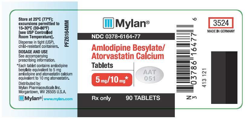 Amlodipine besylate/atorvastatin calcium