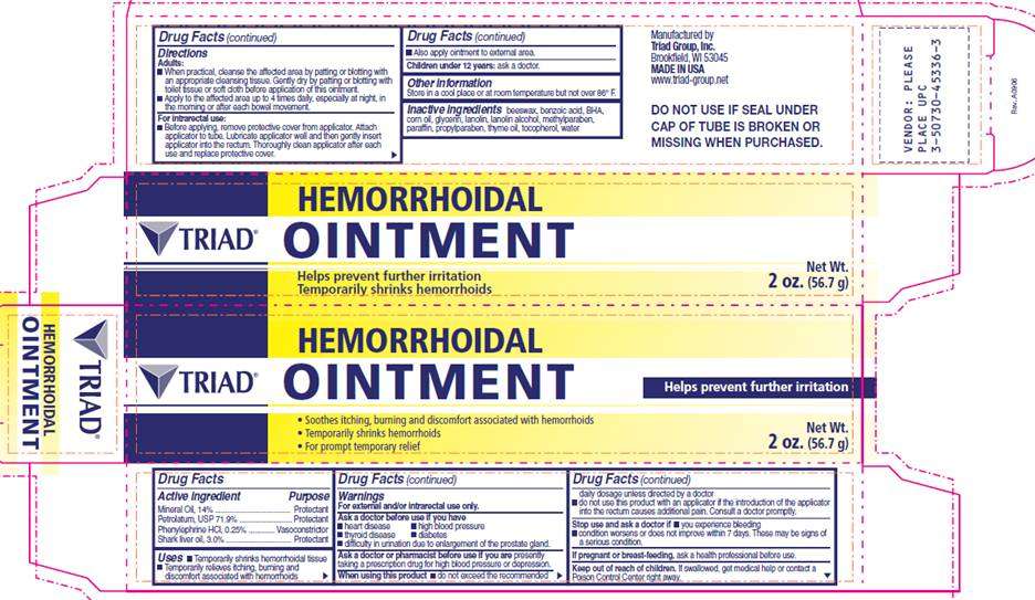 mineral oil, petrolatum, phenylephrine hydrochloride, shark liver oil