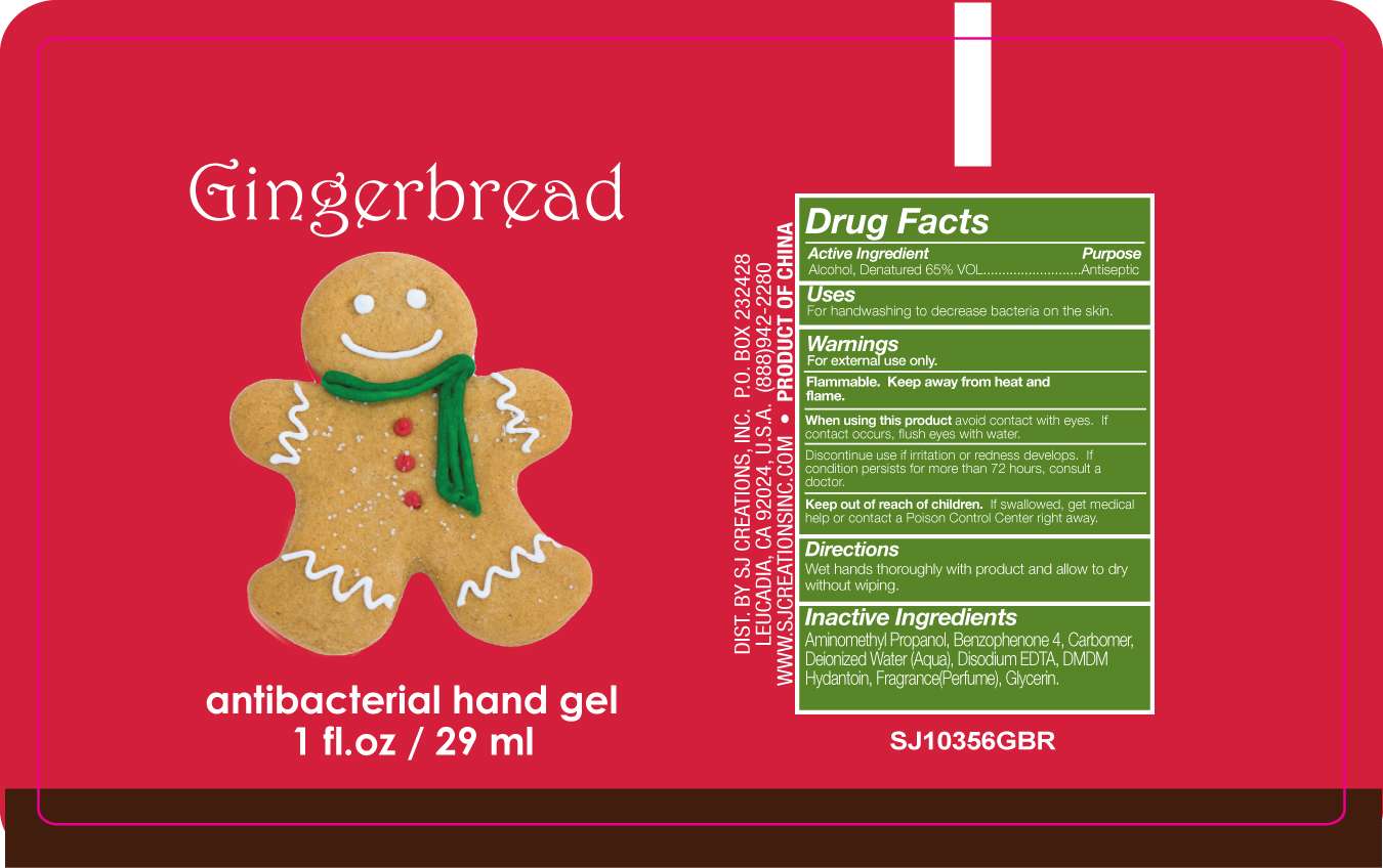 Antibacterial Hand Gingerbread