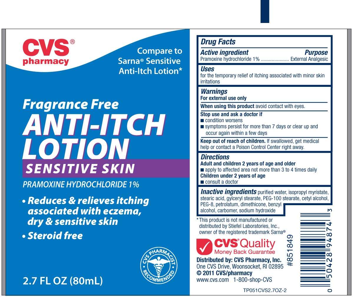 CVS Fragrance Free Anti-Itch
