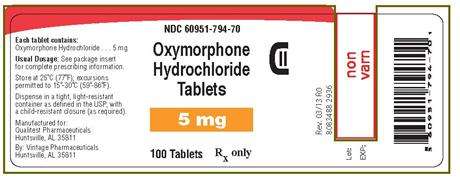 Oxymorphone Hydrochloride