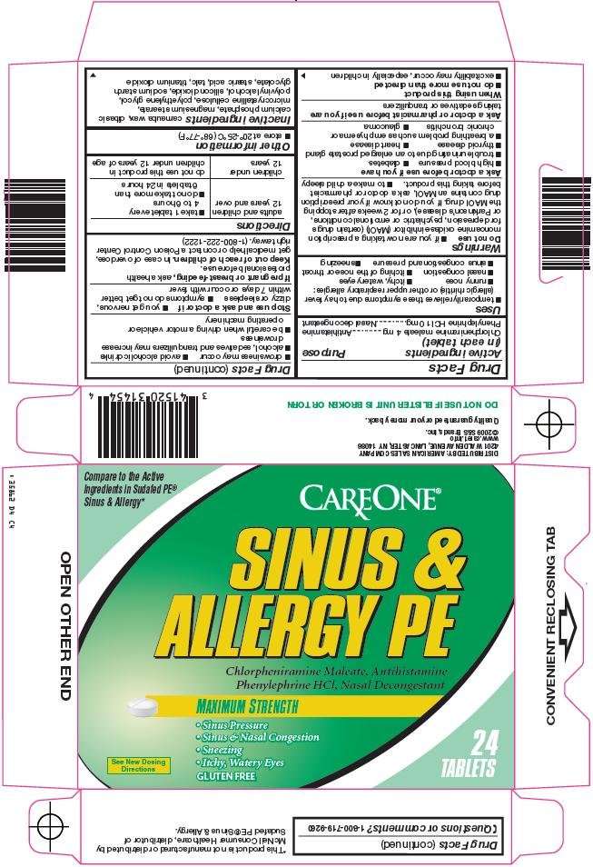 Care One Sinus and Allergy PE