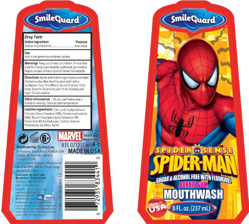 SmileGuard Spider Sense Spider-Man Bubblegum