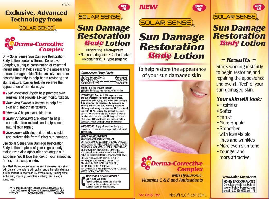 Solar Sense Sun Damage Restoration Body SPF 15