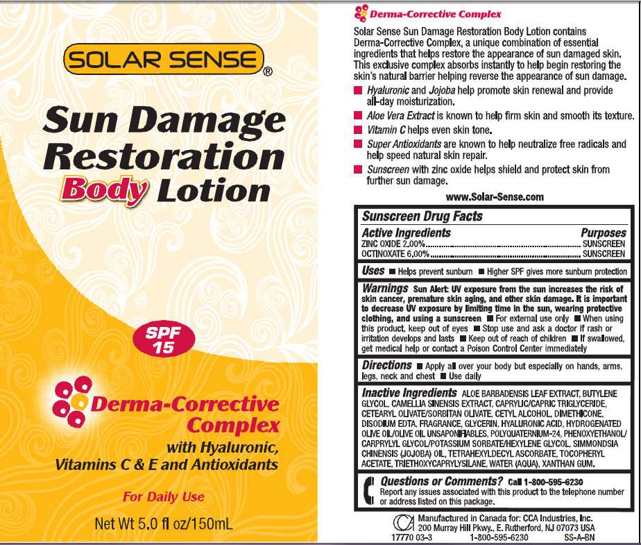 Solar Sense Sun Damage Restoration Body SPF 15