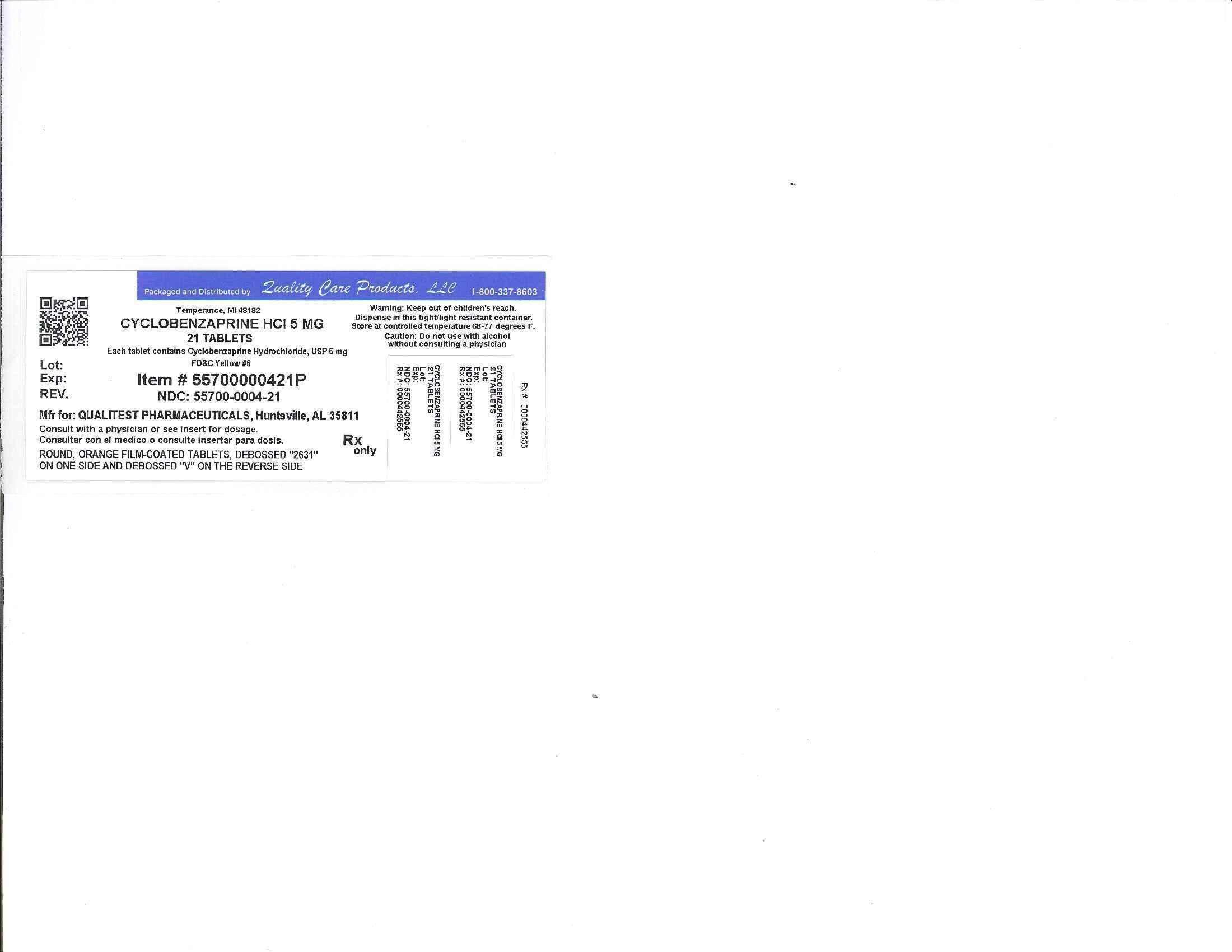 Cyclobenzaprine Hydrochloride