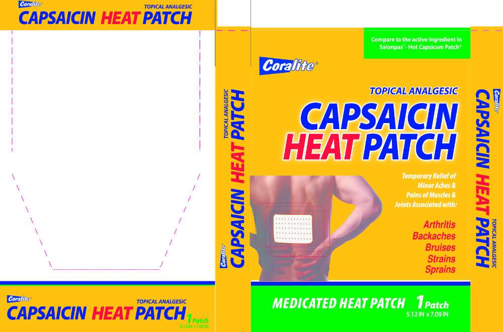 Coralite Topical Analgesic Capsaicin Heat