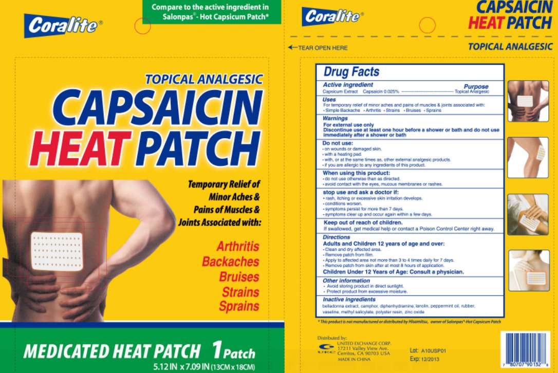 Coralite Topical Analgesic Capsaicin Heat